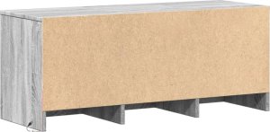 vidaXL Szafka TV z LED, szary dąb sonoma, 97x34x40 cm 8