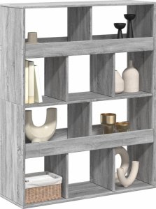 vidaXL Regał/przegroda, szary dąb sonoma, 100x33x125,5 cm 3