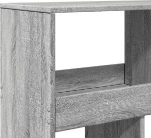 vidaXL Regał/przegroda, szary dąb sonoma, 100x33x125,5 cm 7