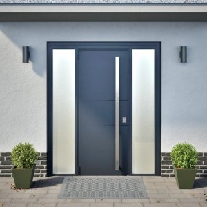 vidaXL vidaXL Donice ogrodowe, 2 szt., oliwkowozielone, 30x30x30 cm, stalowe 3