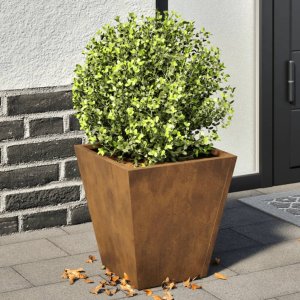 vidaXL vidaXL Donice ogrodowe, 2 szt., 30x30x30 cm, stal kortenowska 1