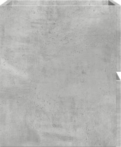 vidaXL vidaXL Szafka łazienkowa, szarość betonu, 60x38,5x45 cm 5