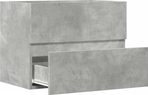 vidaXL vidaXL Szafka łazienkowa, szarość betonu, 60x38,5x45 cm 7