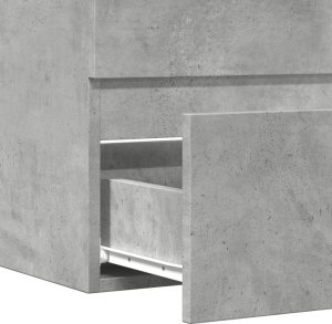vidaXL vidaXL Szafka łazienkowa, szarość betonu, 60x38,5x45 cm 8