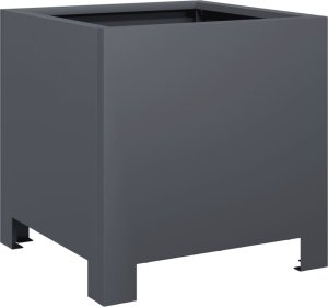 vidaXL Donica ogrodowa, antracytowa, 30x30x30 cm, stalowa 6