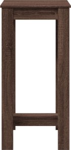 vidaXL Stolik barowy, brązowy dąb, 51x50x103,5 cm 4