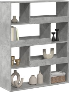 vidaXL vidaXL Regał/przegroda do pokoju, szarość betonu, 100x33x125,5 cm 3