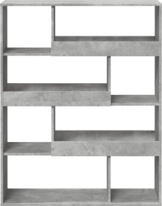 vidaXL vidaXL Regał/przegroda do pokoju, szarość betonu, 100x33x125,5 cm 4