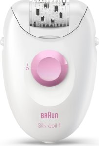 Depilator Philips Depilator Braun Silk-épil 1 1-176, biały/różowy 11
