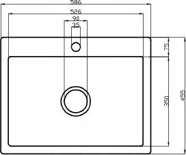 Zlewozmywak PREHNIT Zlewozmywak jednokomorowy ELAN czarny złoty metalik + bateria złota 5