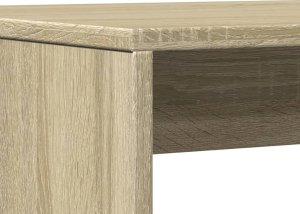 vidaXL vidaXL 3-częściowy zestaw mebli: stolik i ławki, dąb sonoma 8