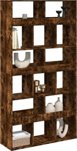 vidaXL vidaXL Regał/przegroda, przydymiony dąb, 100x33x187,5 cm 3