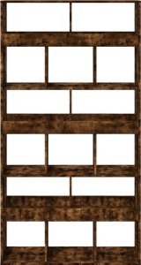 vidaXL vidaXL Regał/przegroda, przydymiony dąb, 100x33x187,5 cm 4