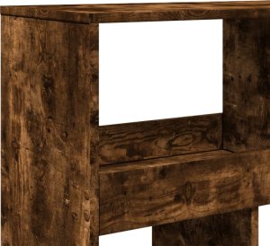 vidaXL vidaXL Regał/przegroda, przydymiony dąb, 100x33x187,5 cm 7