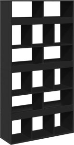 vidaXL Regał/przegroda, czarny, 100x33x187,5 cm 2