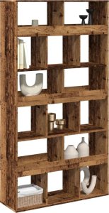 vidaXL vidaXL Regał/przegroda, stare drewno, 100x33x187,5 cm 3