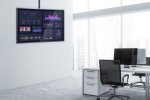 Manhattan Uchwyt sufitowy Manhattan TV/LCD 37"-70", 50kg płynna regulacja 3