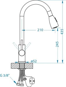 Bateria kuchenna Alveus Alveus Bateria PRIMROSE, kolor czarny G91 1