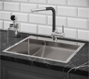 Zlewozmywak KPL Alveus QUARTO 20 SAT zlewozmywak 90-061X48 + syfon 11