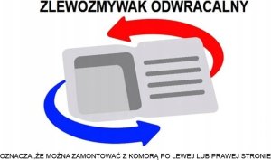 Zlewozmywak KPL Alveus VITRO 20 (78X43) białe szkło + syfon POP-UP 3 1/2 9