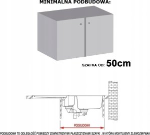 Zlewozmywak KPL Alveus VITRO 20 (78X43) białe szkło + syfon POP-UP 3 1/2 10