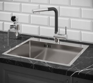 Zlewozmywak KPL Alveus QUARTO 30 SAT zlewozmywak 90-078X48 + syfon 7