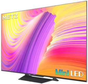 Telewizor Metz 65", UHD, Google TV, Black, miniLED 120Hz, DV IQ, 550/1000nits, DA, AV1, 2x15W, Energy F, BT5.1 WiFi5G, 3 HDMI 2.1, 2xUSB, 24 months 1