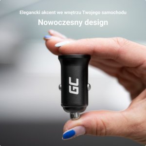 Ładowarka Green Cell PowerRide Nano36 2x USB-A 3 A  (CADM-GC-36AA) 12