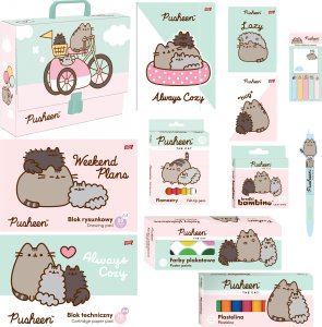 St.Majewski Pusheen wyprawka szkolna xxl 12w1 1