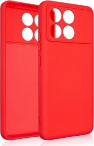 Beline Beline Etui Silicone Xiaomi Poco F6 Pro czerwony/red 1