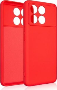 Beline Beline Etui Silicone Xiaomi Poco F6 Pro czerwony/red 4