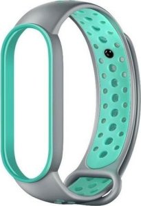 Beline Beline pasek Design Mi Band 7/6/5 szaro-zielony /grey-green 2