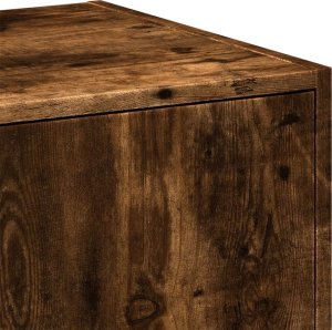 vidaXL Szafka apteczna, przydymiony dąb, 30x41x144,5 cm 8