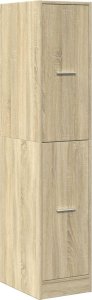 vidaXL Szafka apteczna, dąb sonoma, 30x41x144,5 cm 3