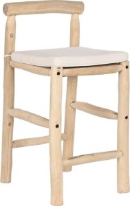 DKD Home Decor Taboret DKD Home Decor Naturalny Teczyna 50 x 50 x 102 cm 1