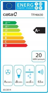 Okap Cata Okap konwencjonalny Cata TFH6630WH Biały 7