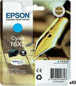 Tusz Epson Oryginalny Wkład Atramentowy Epson DURABRITE ULTRA INK - N16XL Turkusowy (10 Sztuk) 1