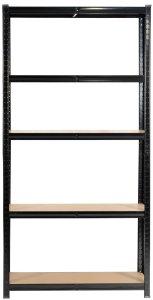 Fancy Garden 2x REGAŁ METALOWY 90x40x180 CZARNY 8