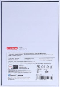 Drukarka etykiet Niimbot Niimbot Tiskárna štítků D110-M Smart, bílá + role štítků 160 ks 3