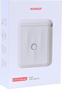 Drukarka etykiet Niimbot Niimbot Tiskárna štítků D110-M Smart, bílá + role štítků 160 ks 8
