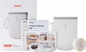 Drukarka etykiet Niimbot Niimbot Tiskárna štítků D11-H Smart, bílá + role štítků 160 ks 3