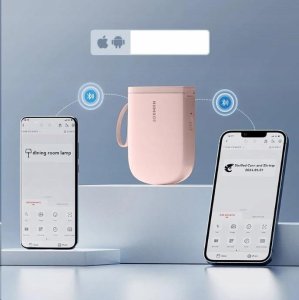 Drukarka etykiet Niimbot Niimbot Tiskárna štítků D11-H Smart, růžová + role štítků 160 ks 4