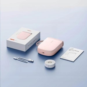 Drukarka etykiet Niimbot Niimbot Tiskárna štítků D11-H Smart, růžová + role štítků 160 ks 7