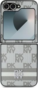 DKNY DKHCZF6PCPTSSE Z Flip6 F741 beżowy/beige Chequered Pattern Printed Stripes 2
