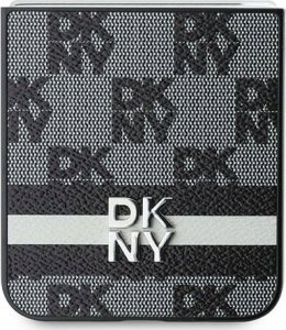 DKNY DKHCZF6PCPTSSK Z Flip6 F741 czarny/black Chequered Pattern Printed Stripes 4