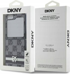 DKNY DKHCZF6PCPTSSK Z Flip6 F741 czarny/black Chequered Pattern Printed Stripes 7