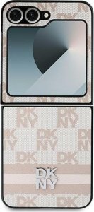 DKNY DKHCZF6PCPTSSP Z Flip6 F741 różowy/pink Chequered Pattern Printed Stripes 2