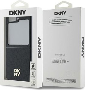 DKNY DKHCZF6PSHRPSK Z Flip6 F741 czarny/black Repeat Pattern Stack Logo 8