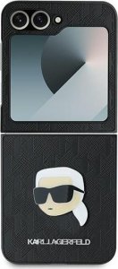 Karl Lagerfeld KLHCZF6PGKSKIHK Z Flip6 F741czarny/black Saffiano Monogram 2