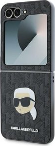 Karl Lagerfeld KLHCZF6PGKSKIHK Z Flip6 F741czarny/black Saffiano Monogram 6